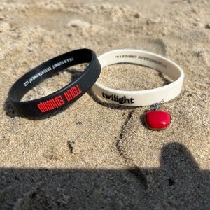 Twilight team Edward rubber bracelet